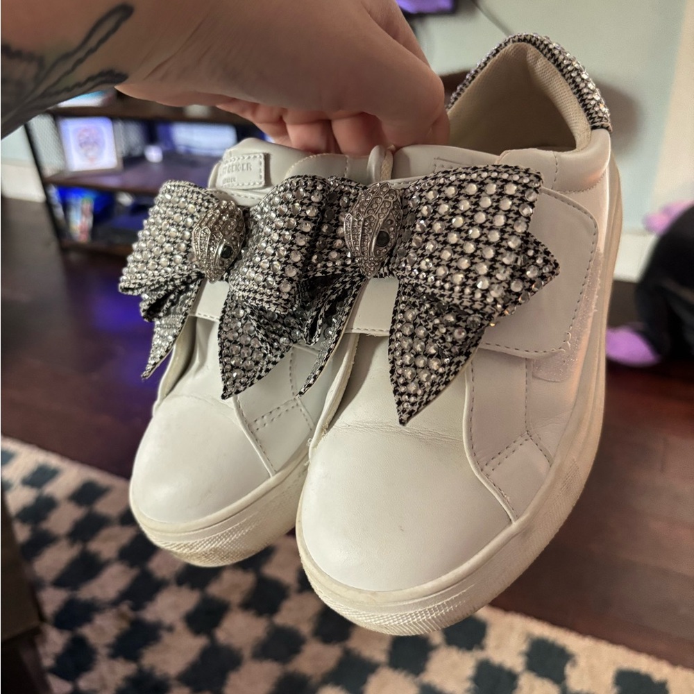 Kurt Geiger Sneakers with Sparkling Bow Accents